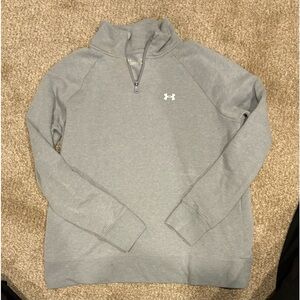 Under Armour grey 3/4 zip up sweatshirt